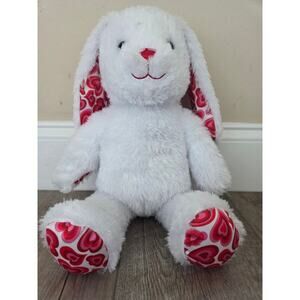 Build-A-Bear White Bunny Taylor Swift Music Heartbeat Plush White and‎ Red